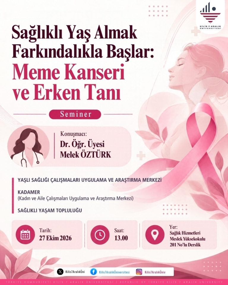 Meme Kanseri Farkındalık Eğitimi: Erken Tanı Hayat Kurtarır