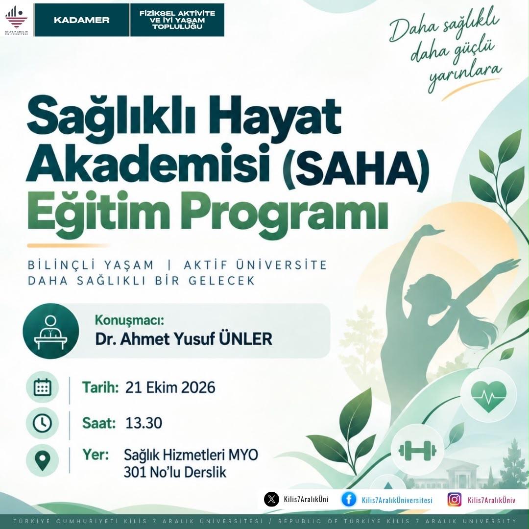 Sağlıklı Hayat Akademisi (SAHA)